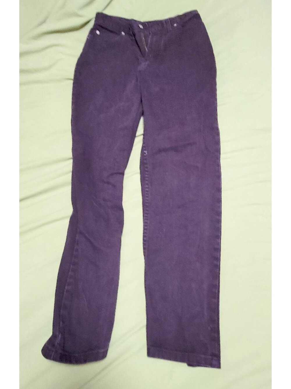 Faded Glory Purple Jeans Vintage 1980s Size 8/31 Avg/M/M HK 5689